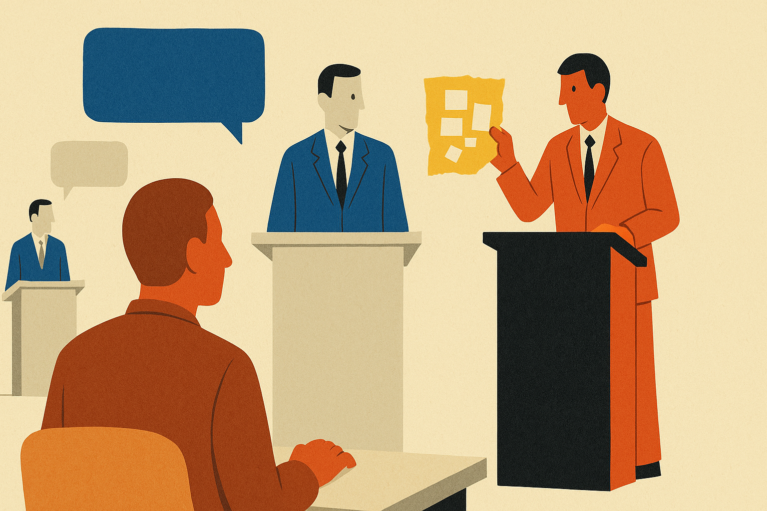 Collage illustrating: How do we create a differentiated sales pitch?