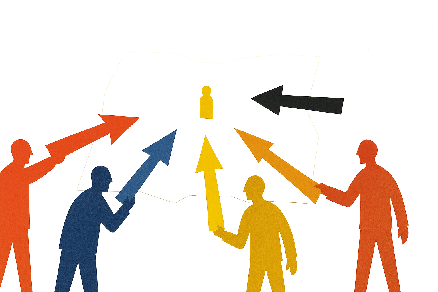 Collage illustrating: How do we know if we have a positioning problem?